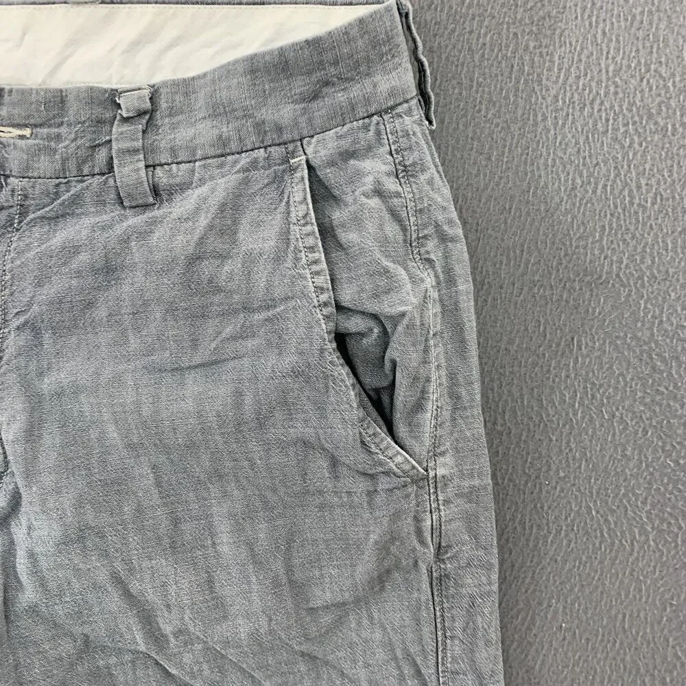 J Crew Club Shorts Mens 30 Blue Chino Flat Front 10